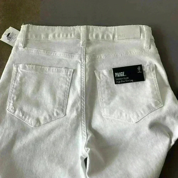 PAIGE- NWT Sarah Slim High Rise Slim Leg size 26 - Picture 12 of 13